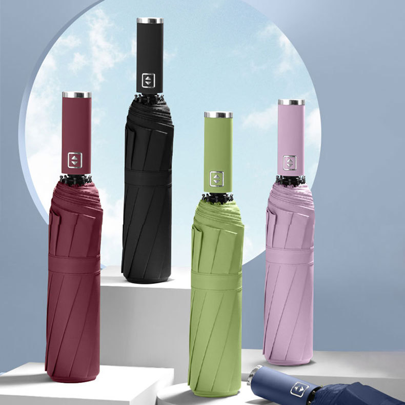 【客製化】十骨商務防曬全自動雨傘 | 禮品、贈品專業客製禮贈品顧問