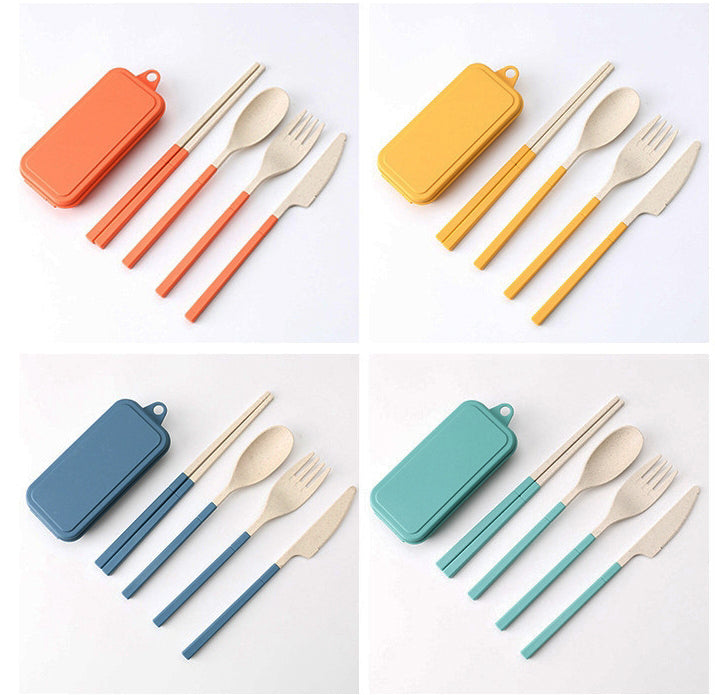 【客製化】小麥環保餐具四件組 | 禮品、贈品專業客製禮贈品顧問 | 禮品、贈品專屬客製禮贈品專家