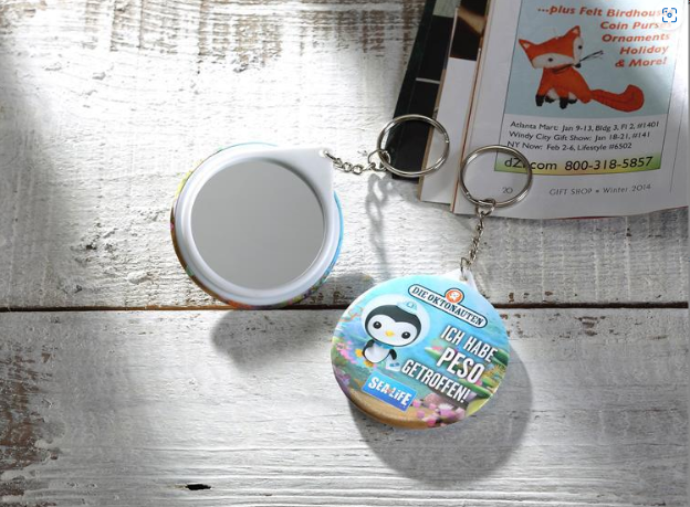 【客製化】鏡子鑰匙圈 | 禮品、贈品專業客製禮贈品顧問 | 禮品、贈品專屬客製禮贈品專家