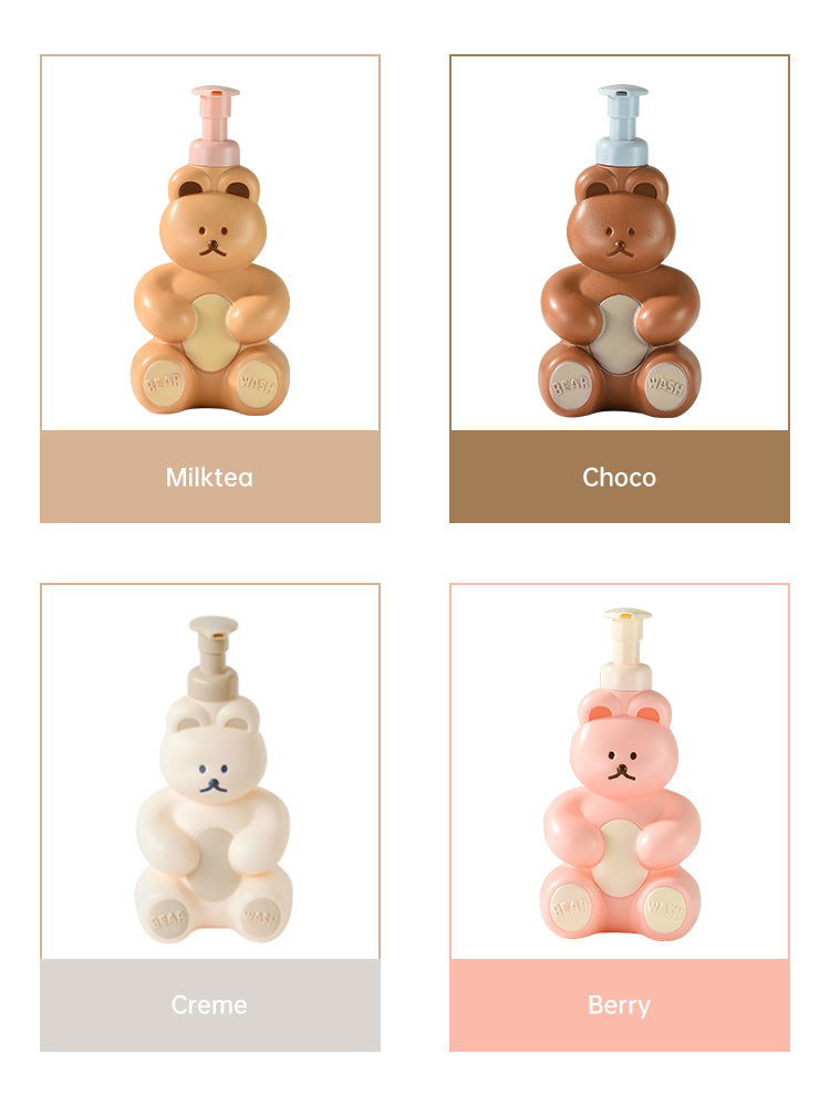 【客製化】小熊起泡瓶 | 禮品、贈品專業客製禮贈品顧問 以泰禮品