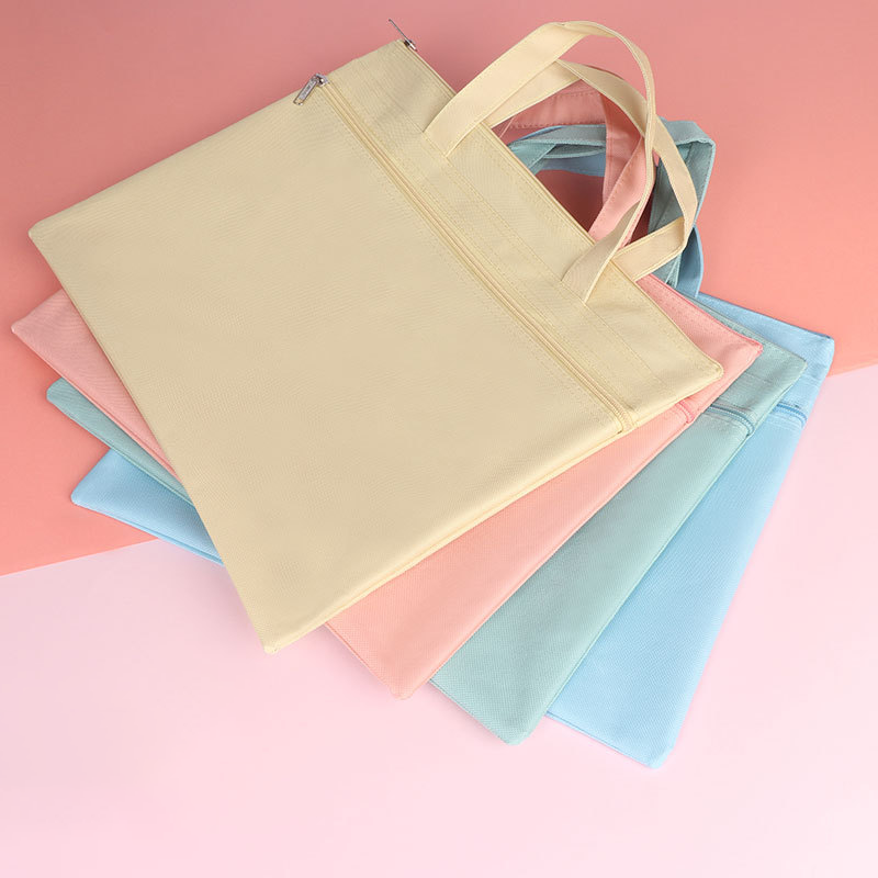 【客製化】馬卡龍雙層拉鍊文件袋 | 禮品、贈品專業客製禮贈品顧問 以泰禮品