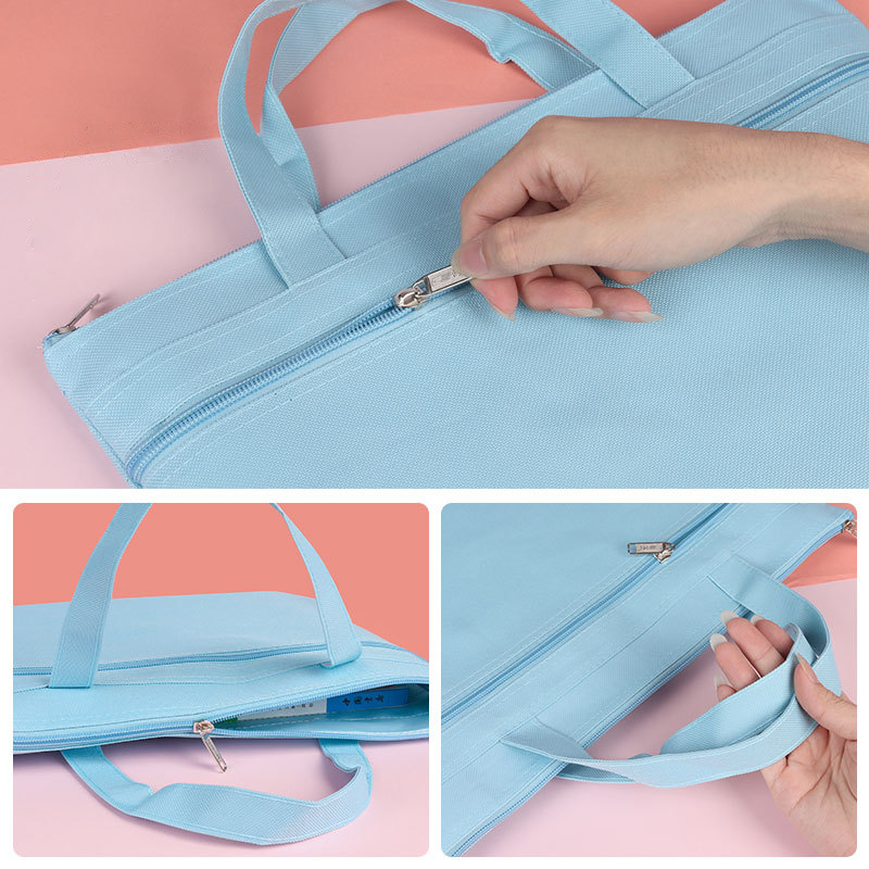 【客製化】馬卡龍雙層拉鍊文件袋 | 禮品、贈品專業客製禮贈品顧問 以泰禮品