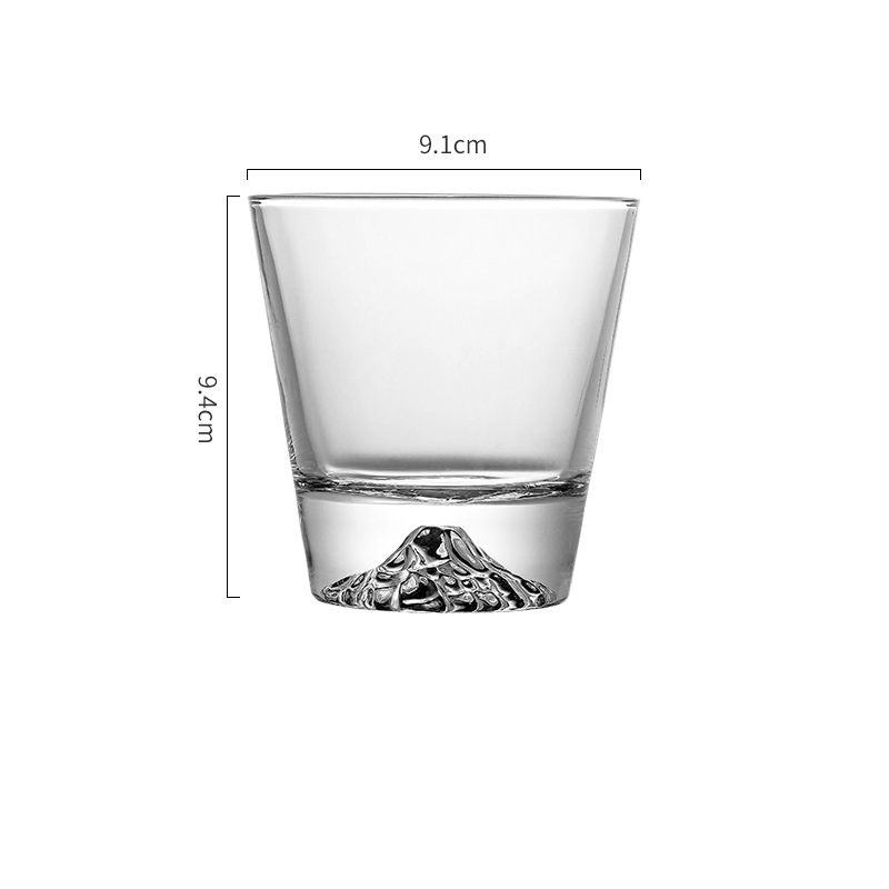 【客製化】ins風富士山玻璃杯 | 禮品、贈品專業客製禮贈品顧問 以泰禮品
