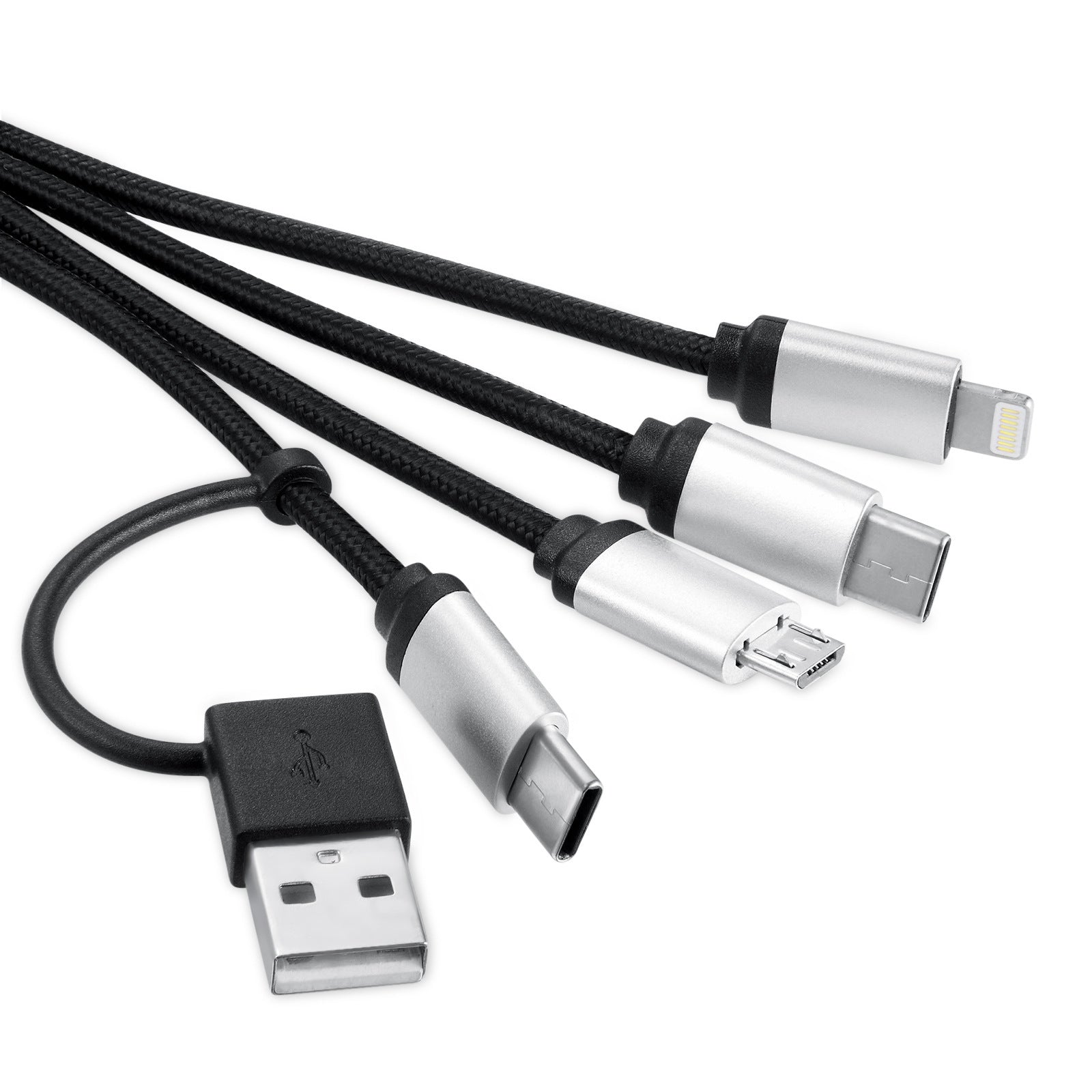 【客製化】一拖三鑰匙圈發光數據線 | 禮品、贈品專業客製禮贈品顧問