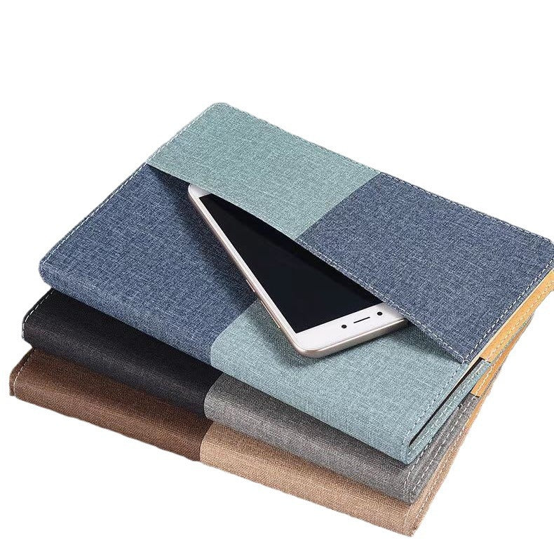 【客製化】拼接布紋商務筆記本 | 禮品、贈品專業客製禮贈品顧問 以泰禮品