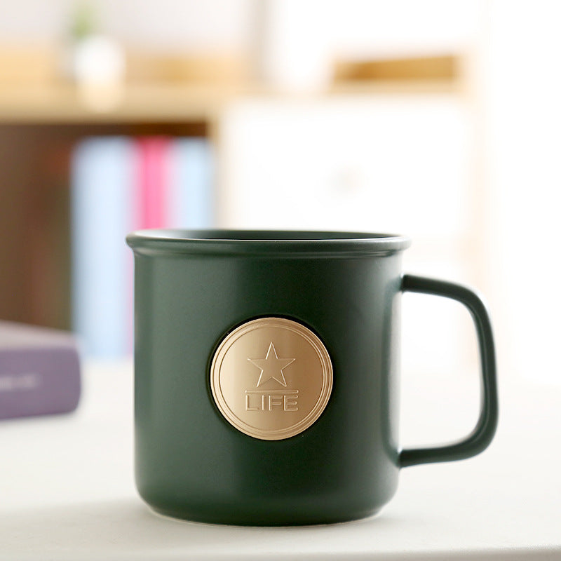 【客製化】直筒銅片馬克杯 | 禮品、贈品專業客製禮贈品顧問 | 禮品、贈品專屬客製禮贈品專家