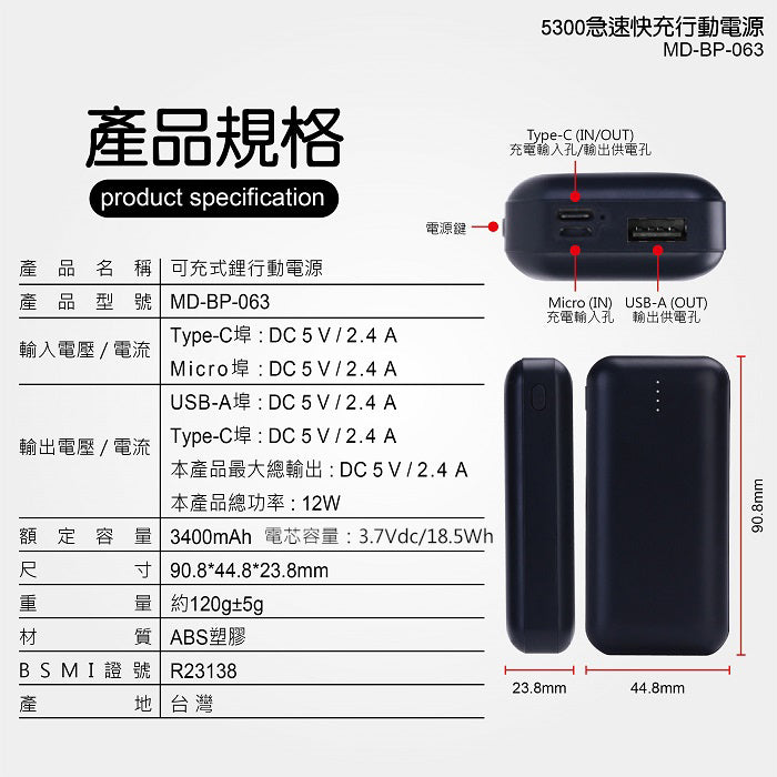 【客製化】急速快充行動電源 | 禮品、贈品專業客製禮贈品顧問