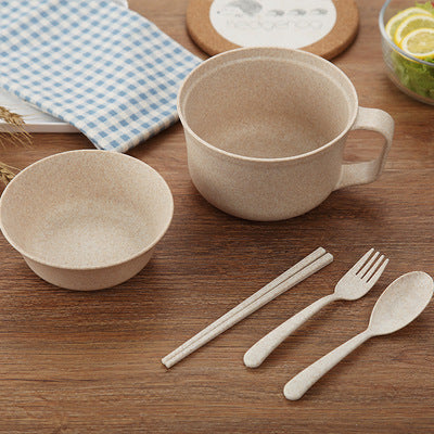 【客製化】小麥秸稈簡約泡麵碗 | 禮品、贈品專業客製禮贈品顧問