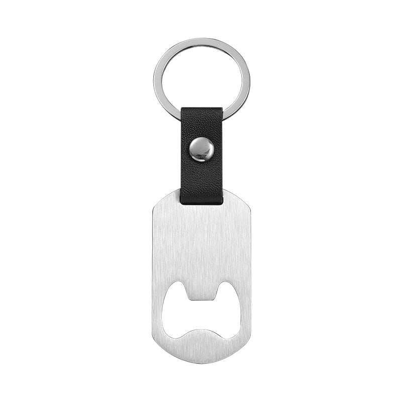 【客製化】不鏽鋼開瓶器皮扣鑰匙圈 | 禮品、贈品專業客製禮贈品顧問