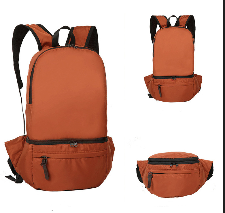 【客製化】  戶外防潑水雙肩背包折疊腰包 | 禮品、贈品專業客製禮贈品顧問 | 禮品、贈品專屬客製禮贈品專家