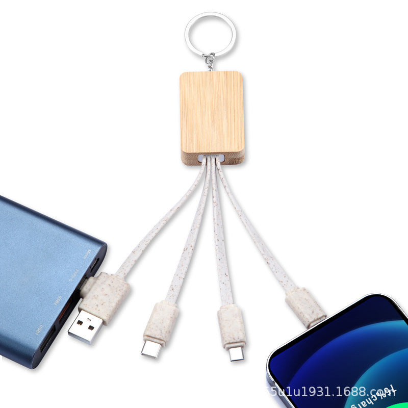 【客製化】小麥環保充電線 | 禮品、贈品專業客製禮贈品顧問 以泰禮品