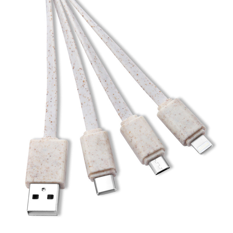 【客製化】小麥環保充電線 | 禮品、贈品專業客製禮贈品顧問 以泰禮品