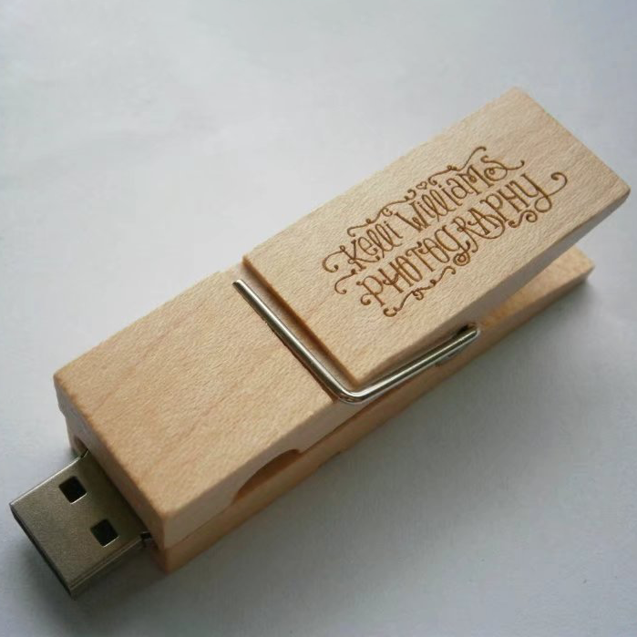 【客製化】竹木便簽夾隨身碟 | 禮品、贈品專業客製禮贈品顧問