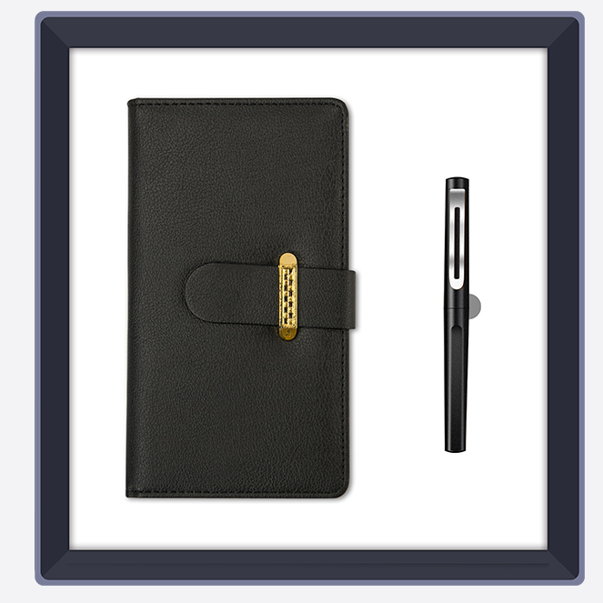 【客製化】A6商務筆記本2件套禮盒組 | 禮品、贈品專業客製禮贈品顧問 以泰禮品