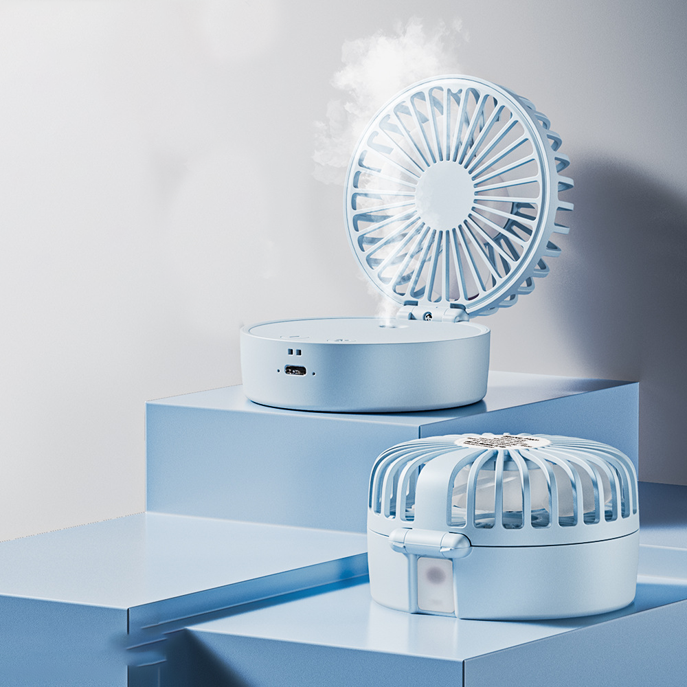 【客製化】可摺疊噴霧小風扇 | 禮品、贈品專業客製禮贈品顧問