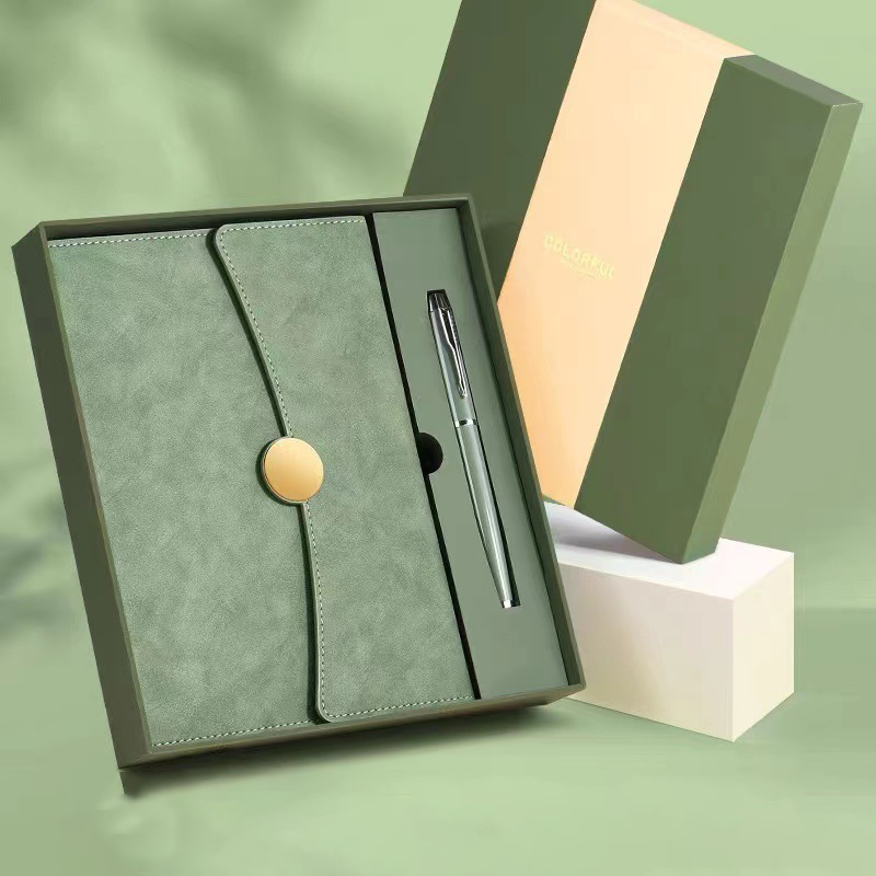 【客製化】圓扣筆記本禮盒 | 禮品、贈品專業客製禮贈品顧問 以泰禮品