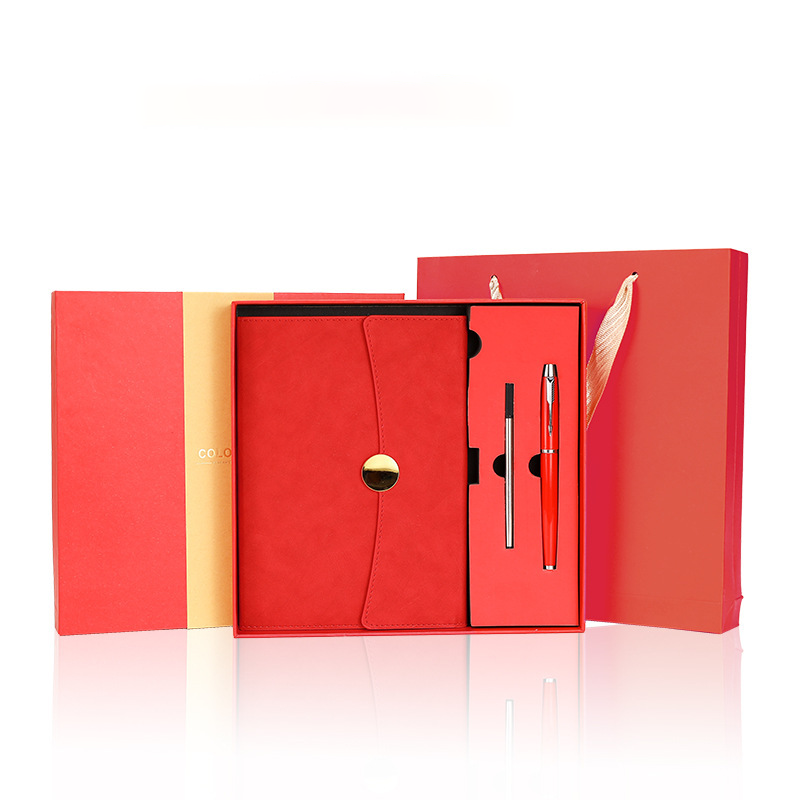 【客製化】圓扣筆記本禮盒 | 禮品、贈品專業客製禮贈品顧問 以泰禮品