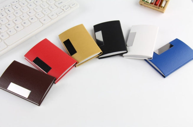 【客製化】 PU皮質翻蓋弧形金屬名片夾 | 禮品、贈品專業客製禮贈品顧問 | 禮品、贈品專屬客製禮贈品專家