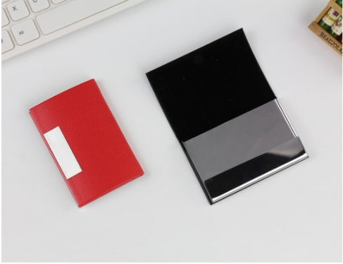 【客製化】 PU皮質翻蓋弧形金屬名片夾 | 禮品、贈品專業客製禮贈品顧問 | 禮品、贈品專屬客製禮贈品專家