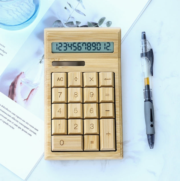 【客製化】木竹計算機 | 禮品、贈品專業客製禮贈品顧問 | 禮品、贈品專屬客製禮贈品專家