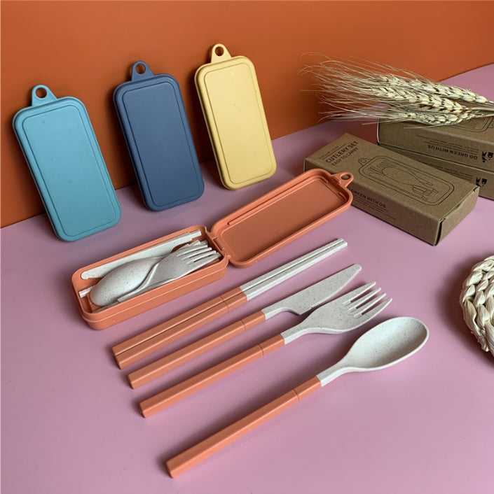 【客製化】小麥環保餐具四件組 | 禮品、贈品專業客製禮贈品顧問 | 禮品、贈品專屬客製禮贈品專家