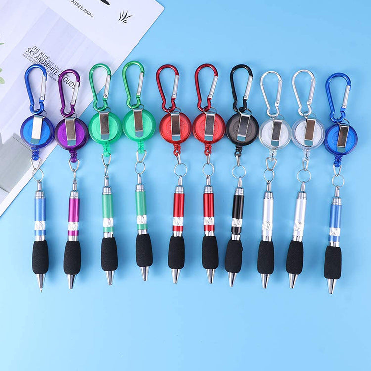 【客製化】登山扣伸縮夾金屬原子筆 | 禮品、贈品專業客製禮贈品顧問 | 禮品、贈品專屬客製禮贈品專家