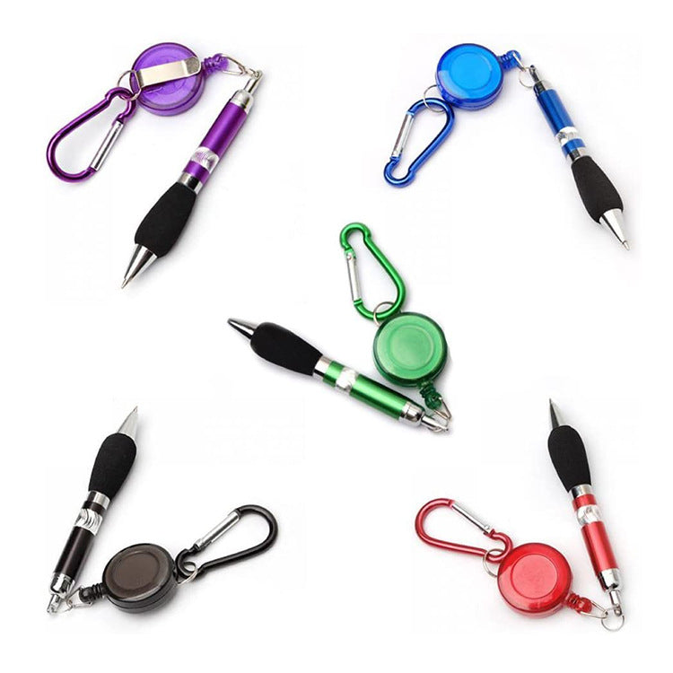 【客製化】登山扣伸縮夾金屬原子筆 | 禮品、贈品專業客製禮贈品顧問 | 禮品、贈品專屬客製禮贈品專家