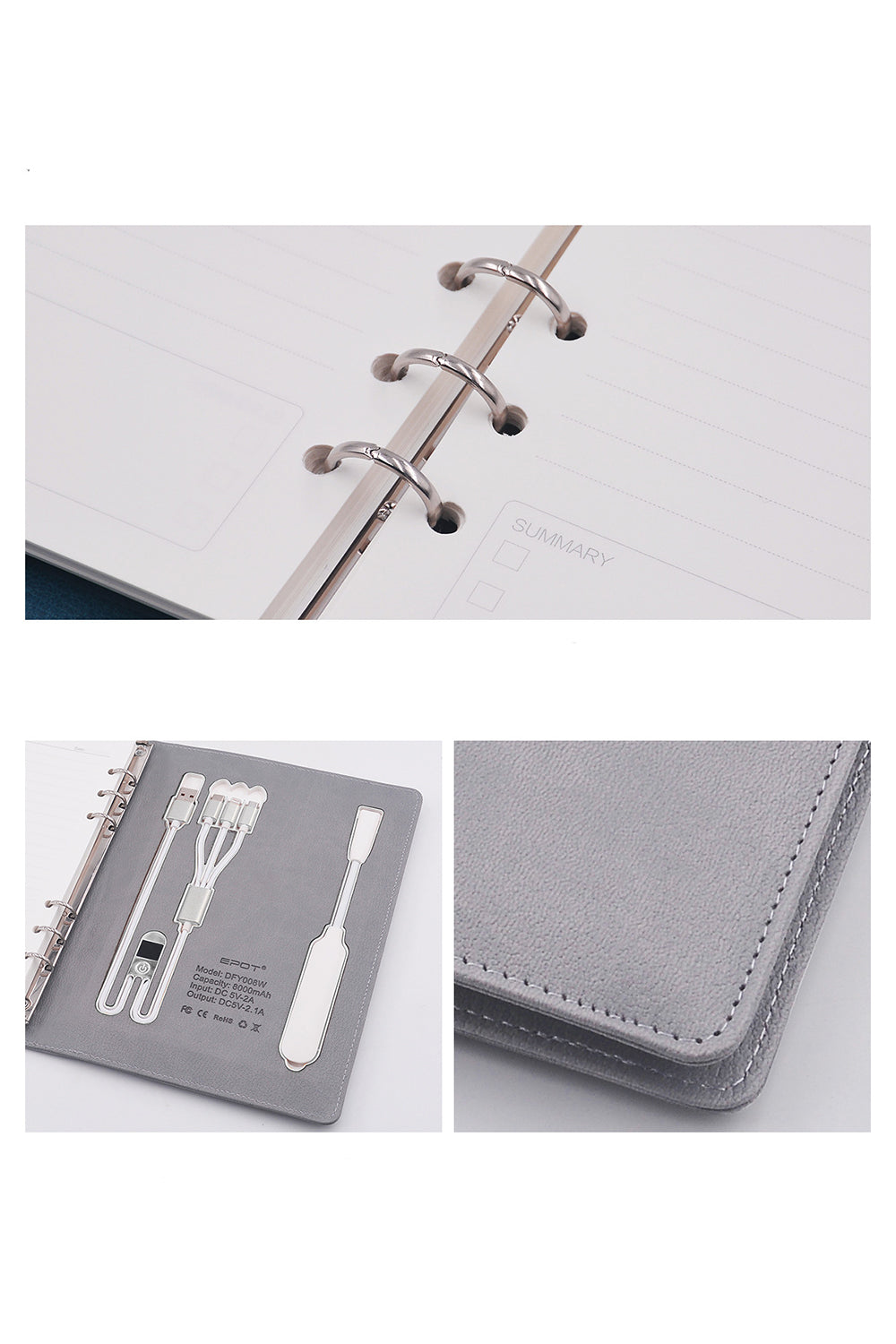 【客製化】皮革附台燈充電高級記事本企業禮盒 | 禮品、贈品專業客製禮贈品顧問 | 禮品、贈品專屬客製禮贈品專家