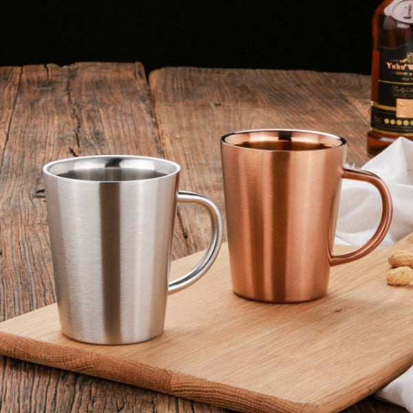 【客製化】不鏽鋼雙層三色咖啡杯 | 禮品、贈品專業客製禮贈品顧問 | 禮品、贈品專屬客製禮贈品專家