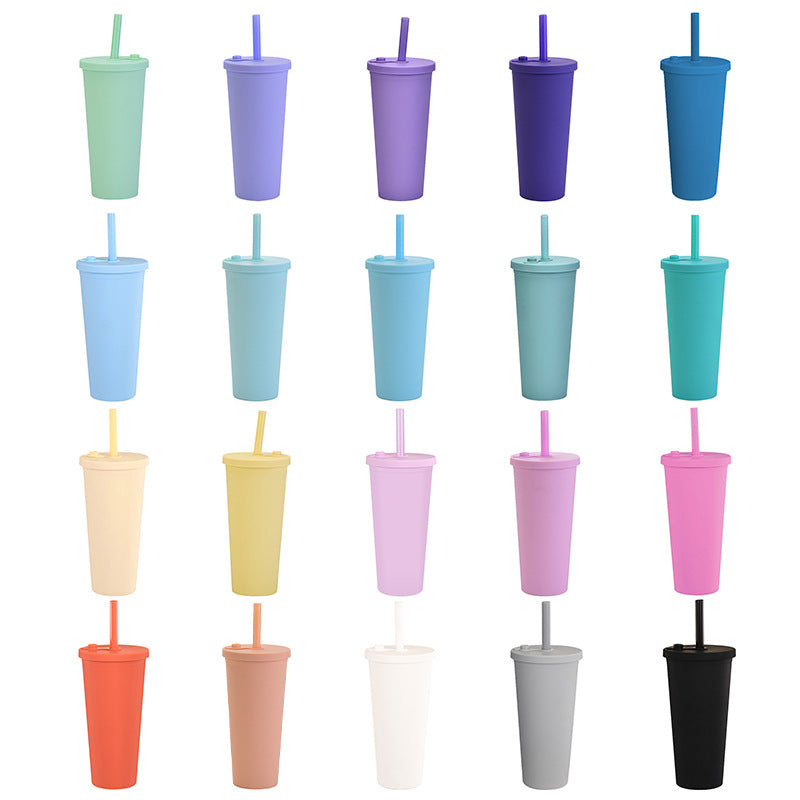 【客製化】雙層塑料粗吸管杯 | 禮品、贈品專業客製禮贈品顧問 | 禮品、贈品專屬客製禮贈品專家