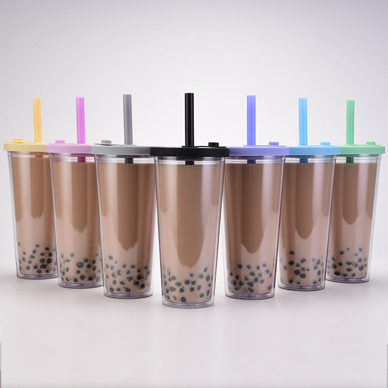 【客製化】雙層塑料粗吸管杯 | 禮品、贈品專業客製禮贈品顧問 | 禮品、贈品專屬客製禮贈品專家