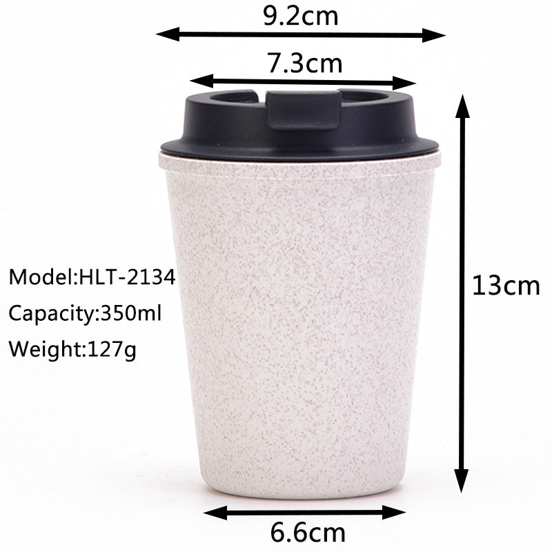 【客製化】雙層小麥咖啡環保杯 | 禮品、贈品專業客製禮贈品顧問 | 禮品、贈品專屬客製禮贈品專家