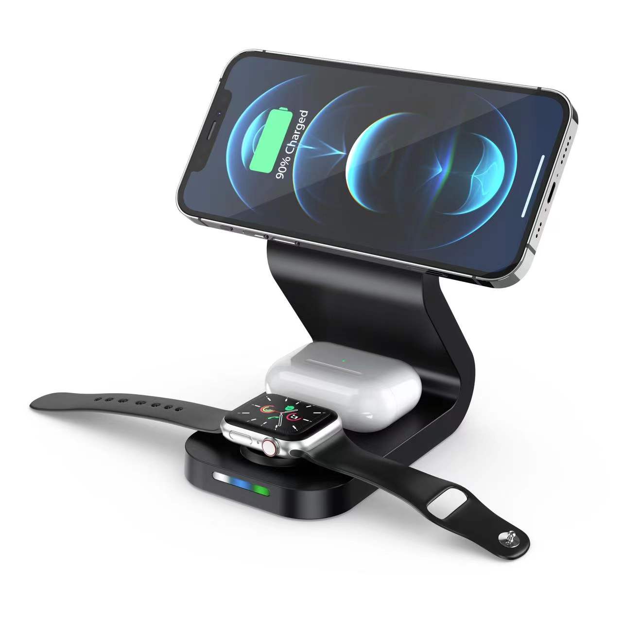 【客製化】三合一磁吸無線充電支架 | 禮品、贈品專業客製禮贈品顧問 | 禮品、贈品專屬客製禮贈品專家
