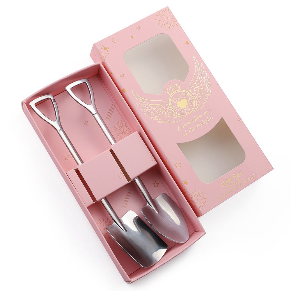 【客製化】婚禮鏟子餐具兩件組 | 禮品、贈品專業客製禮贈品顧問