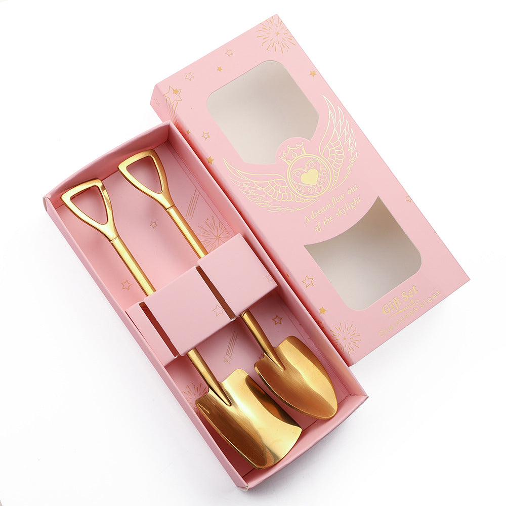 【客製化】婚禮鏟子餐具兩件組 | 禮品、贈品專業客製禮贈品顧問
