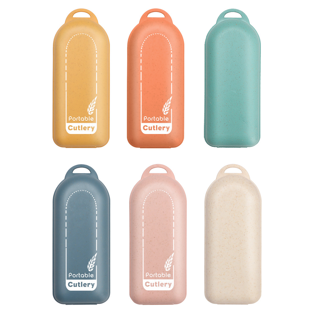 【客製化】小麥秸稈六件餐具組 | 禮品、贈品專業客製禮贈品顧問