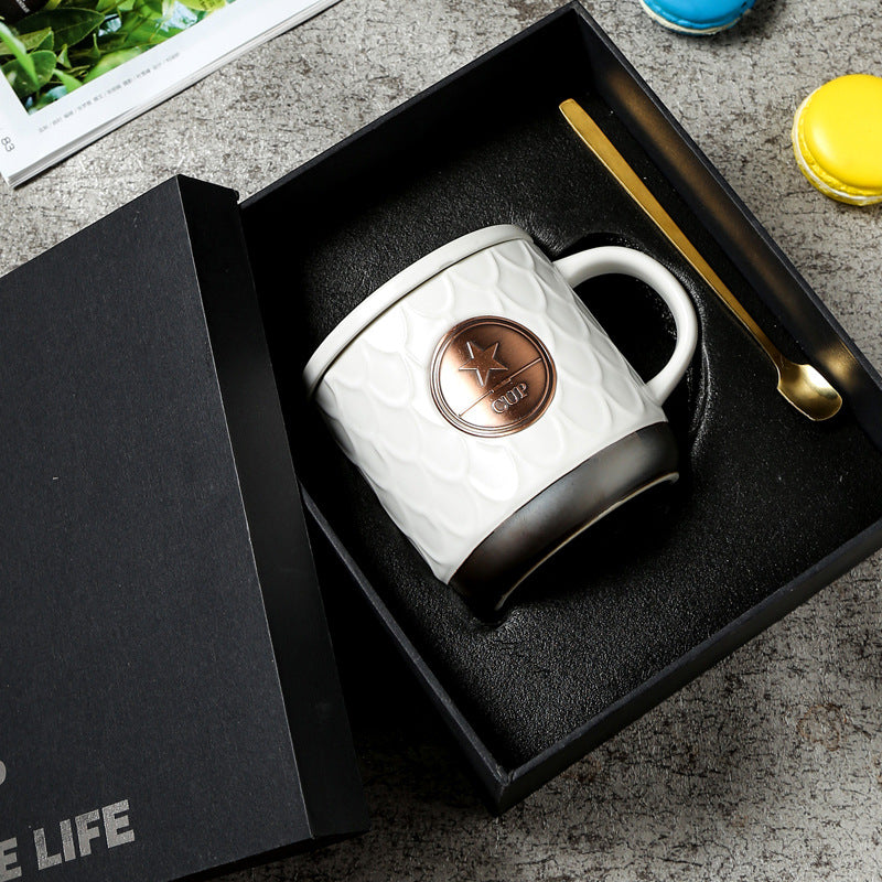 【客製化】復古銅片馬克杯禮盒 | 禮品、贈品專業客製禮贈品顧問
