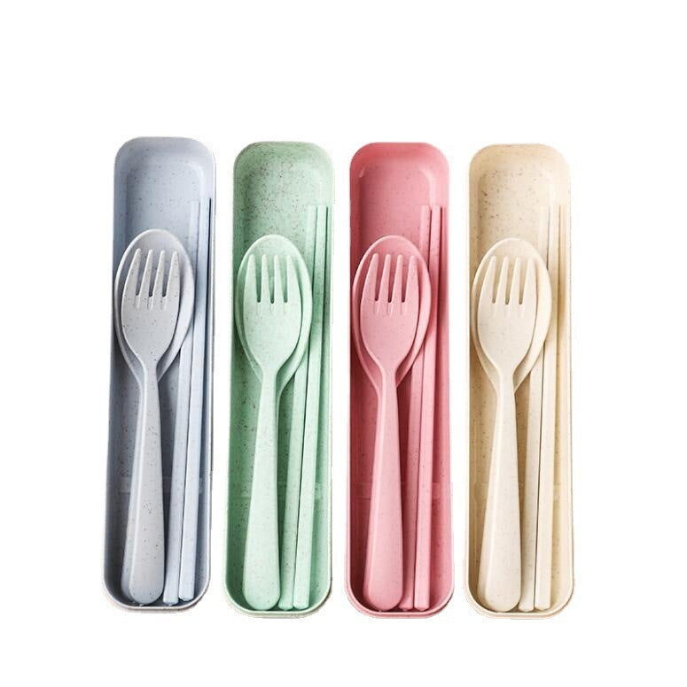 【客製化】環保兒童小麥餐具三件套 | 禮品、贈品專業客製禮贈品顧問