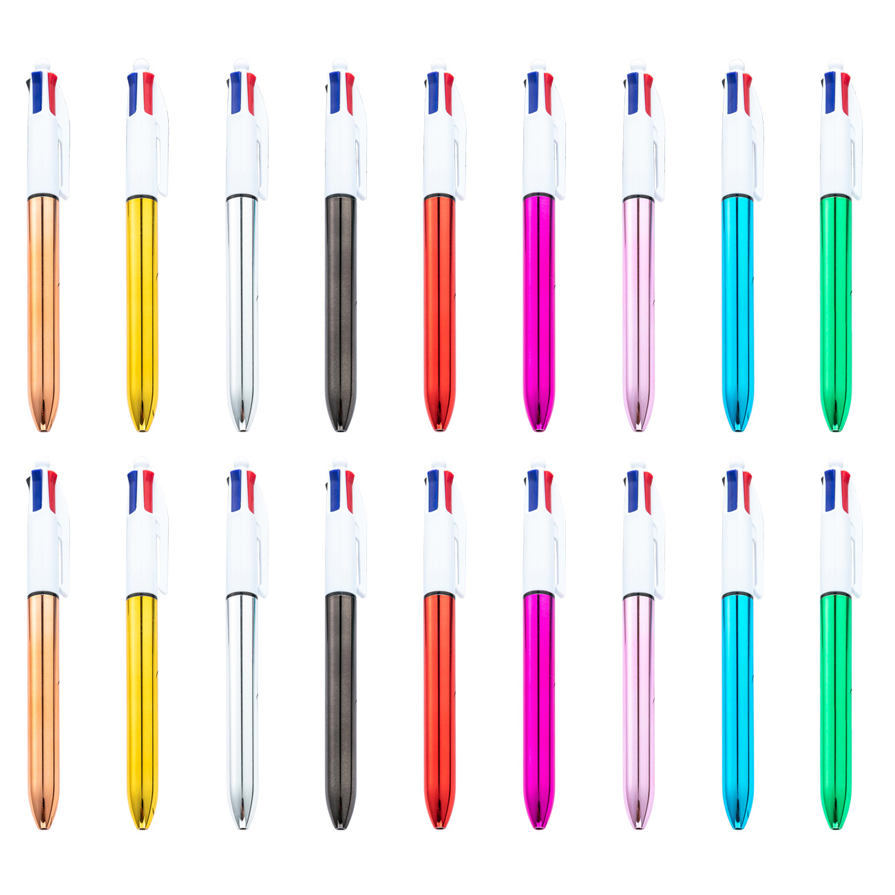 【客製化】電鍍四合一原子筆 | 禮品、贈品專業客製禮贈品顧問