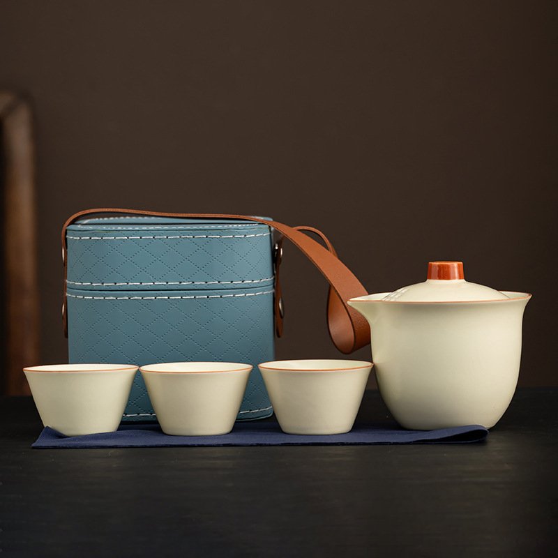 【客製化】汝窯旅行茶具組 | 禮品、贈品專業客製禮贈品顧問
