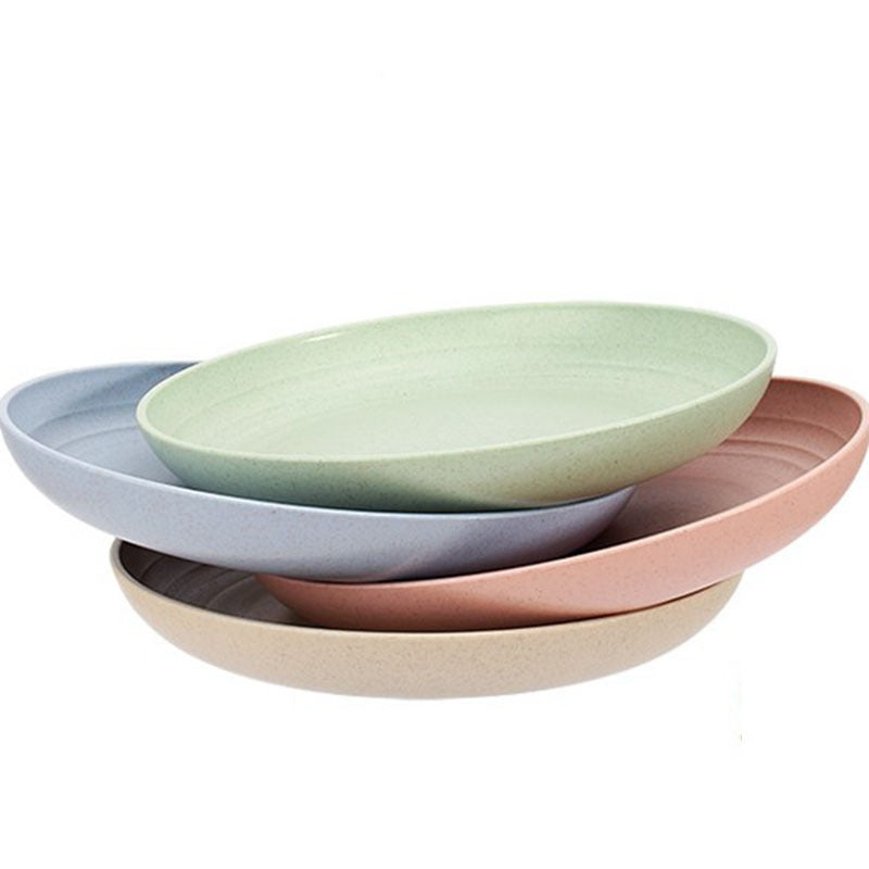 【客製化】日式小麥圓盤4入組 | 禮品、贈品專業客製禮贈品顧問 以泰禮品