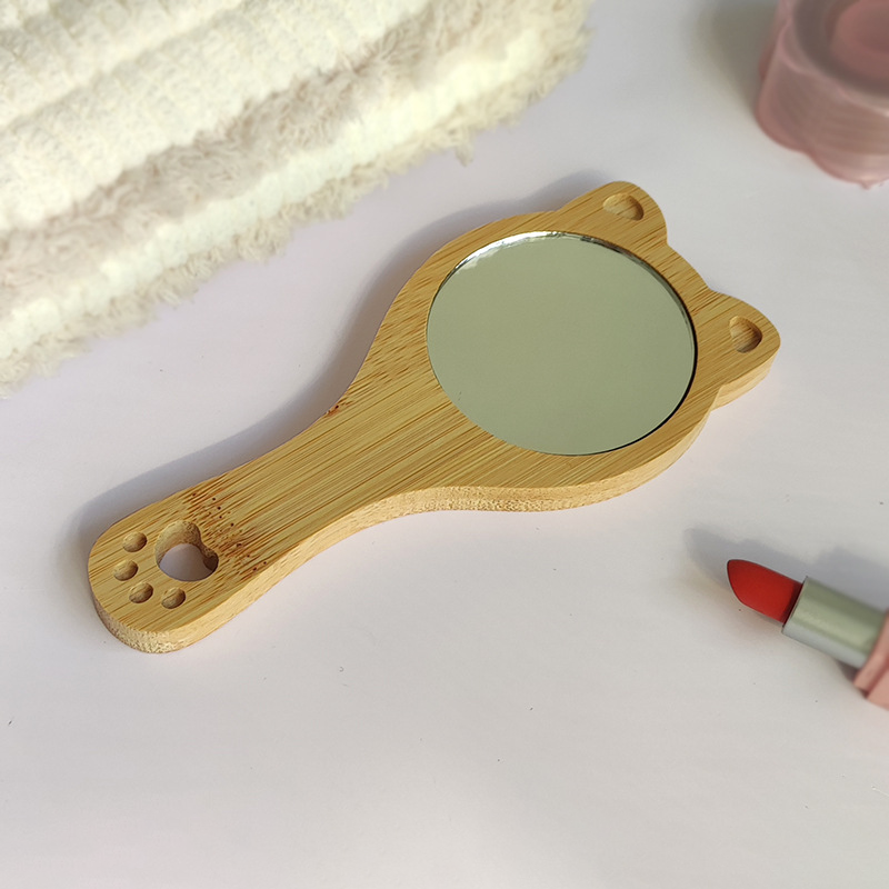 【客製化】竹木化妝鏡 | 禮品、贈品專業客製禮贈品顧問