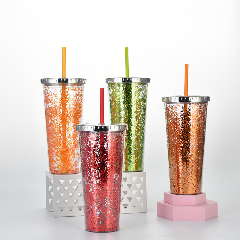 【客製化】歐美亮片吸管杯 | 禮品、贈品專業客製禮贈品顧問 以泰禮品