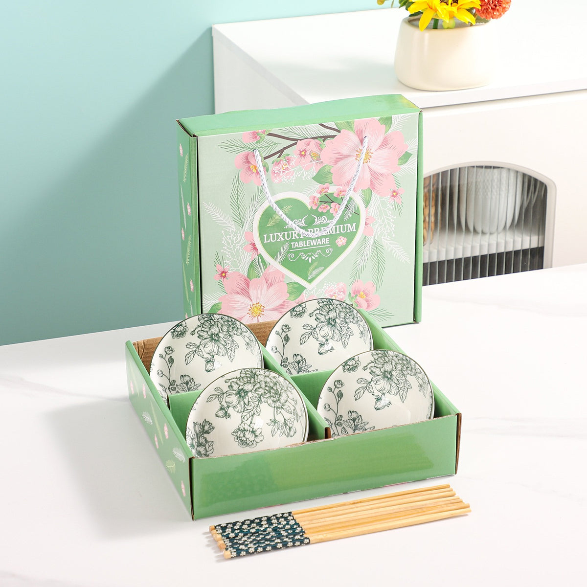 【客製化】日系雪花碗套裝組 | 禮品、贈品專業客製禮贈品顧問