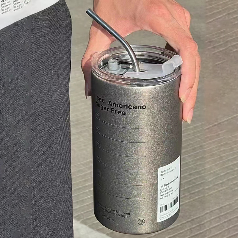 【客製化】高顏值雙層不銹鋼咖啡杯 | 禮品、贈品專業客製禮贈品顧問 以泰禮品