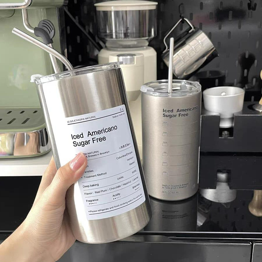 【客製化】高顏值雙層不銹鋼咖啡杯 | 禮品、贈品專業客製禮贈品顧問 以泰禮品