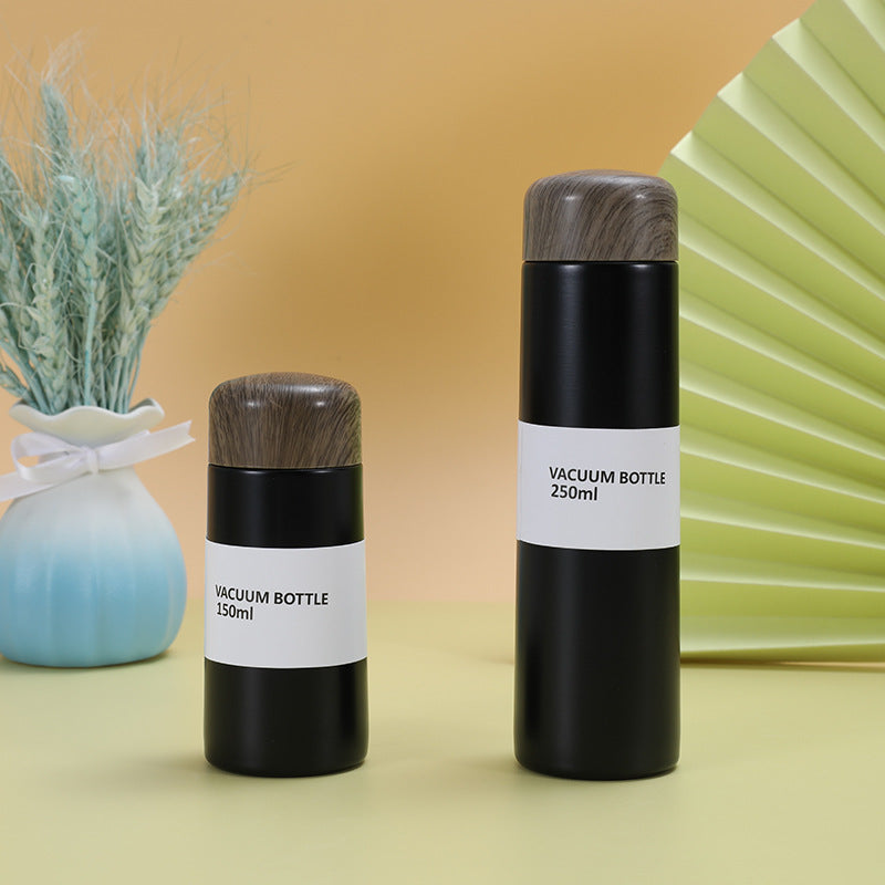 【客製化】日式木紋蓋口袋保溫杯 | 禮品、贈品專業客製禮贈品顧問 以泰禮品
