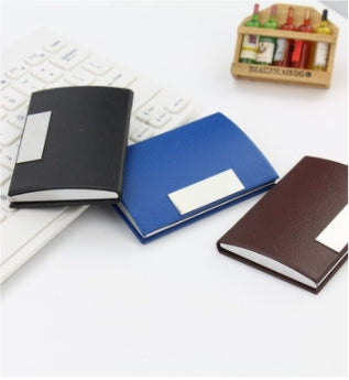 【客製化】 PU皮質翻蓋弧形金屬名片夾 | 禮品、贈品專業客製禮贈品顧問 | 禮品、贈品專屬客製禮贈品專家