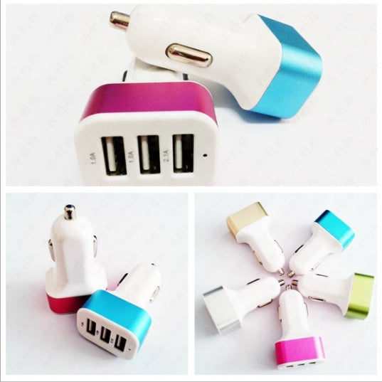 【客製化】絢彩車用3孔USB充電器 | 禮品、贈品專業客製禮贈品顧問 | 禮品、贈品專屬客製禮贈品專家