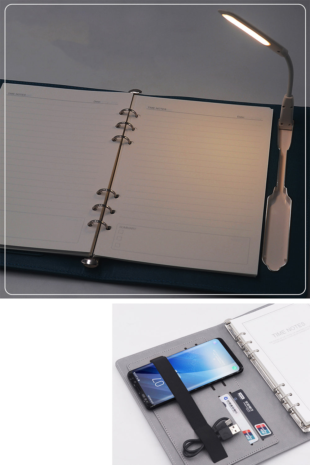 【客製化】皮革附台燈充電高級記事本企業禮盒 | 禮品、贈品專業客製禮贈品顧問 | 禮品、贈品專屬客製禮贈品專家